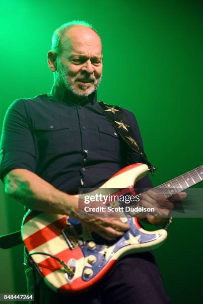 Musician Wayne Kramer of MC5 performs onstage during the second annual Rock for Recovery benefit concert at The Fonda Theatre on September 16, 2017...