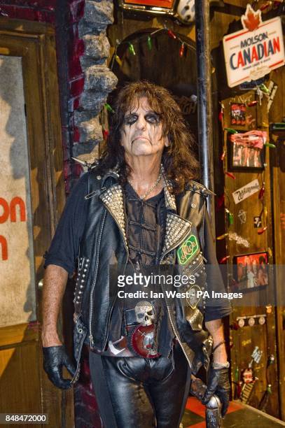 Alice Cooper on the set of Rock Of Ages The Musical at the Shaftesbury Theatre, in London, to mark the 40th anniversary of his hit single...