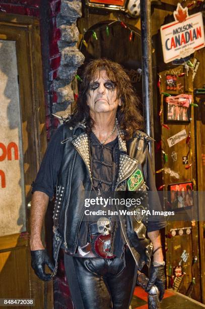 Alice Cooper on the set of Rock Of Ages The Musical at the Shaftesbury Theatre, in London, to mark the 40th anniversary of his hit single...