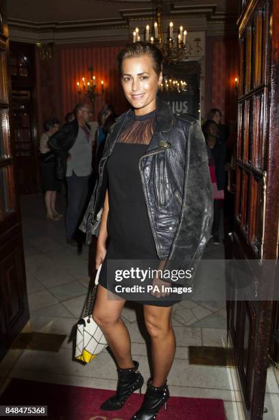 Yasmin Le Bon arriving at the opening night of The Royal Shakespeare Company's production of Julius Caesar, at the Noel Coward Theatre, London.