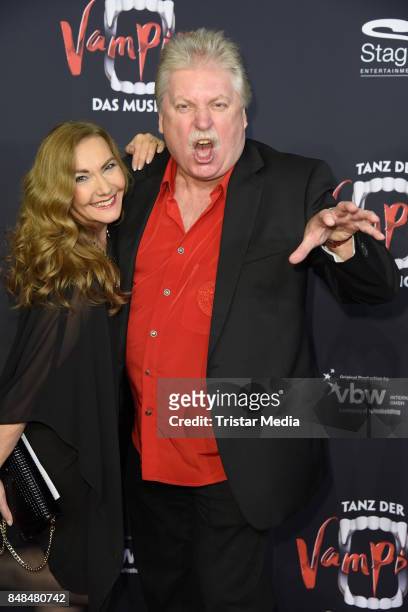 Klaus Baumgart and his wife Ilona Baumgart attend the 'Tanz der Vampire' Musical Premiere at Stage Theater on September 17, 2017 in Hamburg, Germany.
