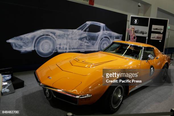 Chevrolet Corvette Stingray is presented in the special exhibition The Wild 70s. The 67. Internationale Automobil-Ausstellung (IAA in Frankfurt is...