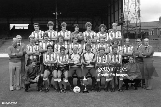 SUnderland squad for the 1980-81 season. Joe Bolton, Gordon Chisholm, Claudio Marangoni, Chris Turner, Rob Hindmarch, Kevin Arnott and Steve...