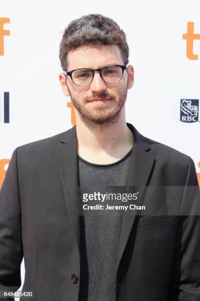 Director Marc-Antoine Lemire poses after being awarded with The IWC Short Cuts Award for Best Canadian Short for 'Pre-Drink' at the 2017 TIFF Awards...
