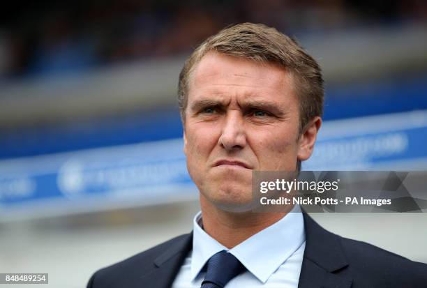 Birmingham City manager Lee Clark