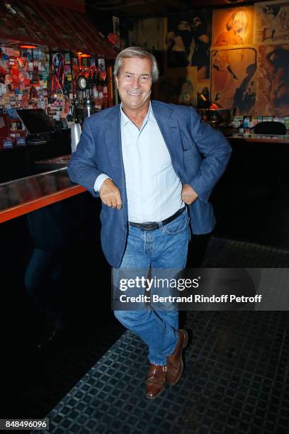 Vincent Bollore attends Sylvie Vartan Performs at L'Olympia on September 16, 2017 in Paris, France.