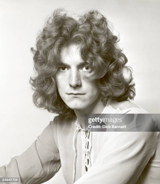 Robert Plant, lead singer with Led Zeppelin posed in London in December 1968.