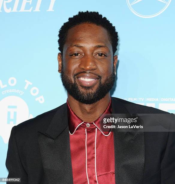 Player Dwyane Wade attends Variety and Women In Film's 2017 pre-Emmy celebration at Gracias Madre on September 15, 2017 in West Hollywood, California.