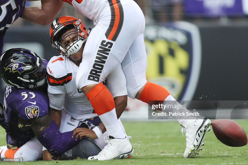 Cleveland Browns v Baltimore Ravens