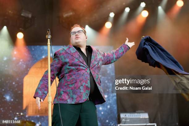 Paul Janeway of St. Paul & The Broken Bones performs onstage during the Meadows Music and Arts Festival - Day 3 at Citi Field on September 17, 2017...