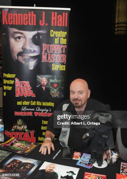Kenneth J. Hall attends Day 2 of the 2017 Son Of Monsterpalooza Convention held at Marriott Burbank Airport Hotel on September 16, 2017 in Burbank,...