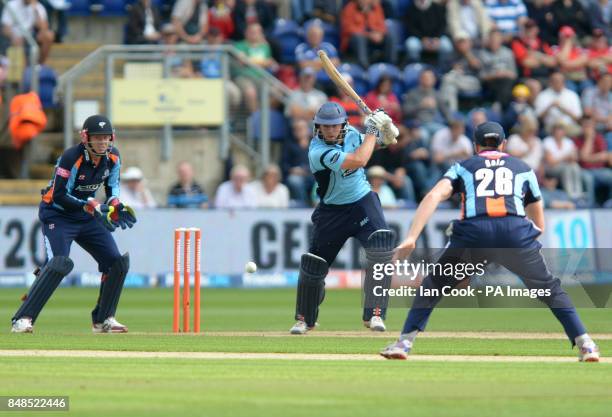 Sussex's Chris Nash in action during the Friends Life T20 Semi Final match at The SWALEC Stadium, Cardiff.