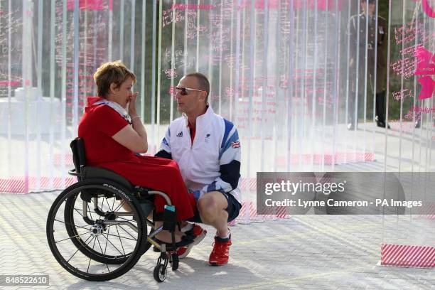 Dame Tanni Grey-Thompson and Craig Hunter, ParalympicsGB chef de mission