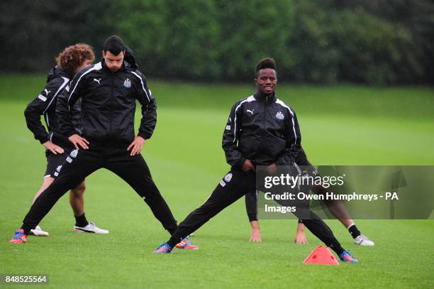 Newcastle United's Gael Bigirimana during a Training Session at Longbenton Training Ground, Newcastle.