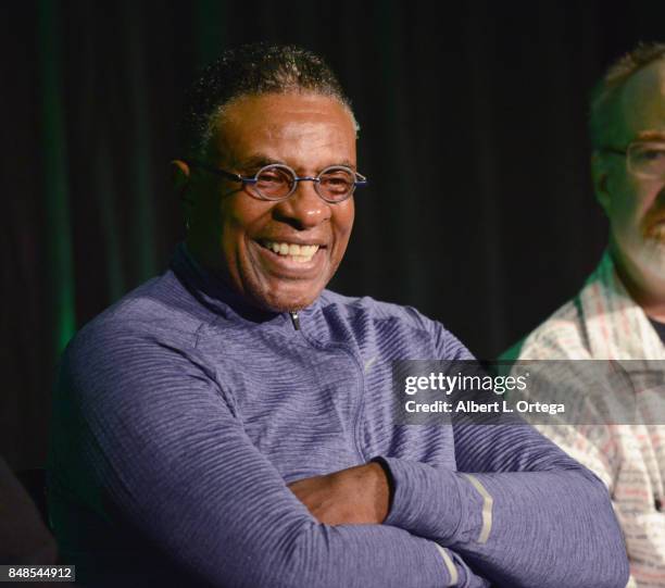 Actor Keith David attends Day 2 of the 2017 Son Of Monsterpalooza Convention held at Marriott Burbank Airport Hotel on September 16, 2017 in Burbank,...