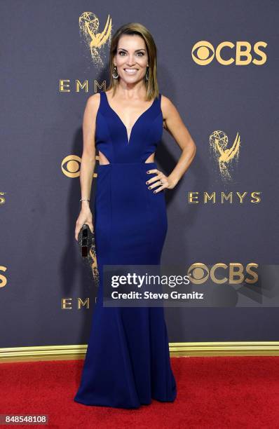 Personality Kit Hoover attends the 69th Annual Primetime Emmy Awards at Microsoft Theater on September 17, 2017 in Los Angeles, California.