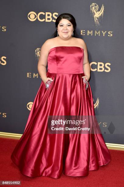 Actor Raini Rodriguez attends the 69th Annual Primetime Emmy Awards at Microsoft Theater on September 17, 2017 in Los Angeles, California.