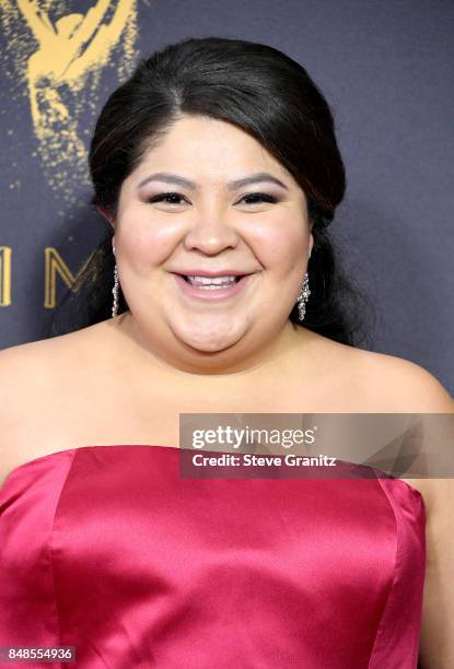 Actor Raini Rodriguez attends the 69th Annual Primetime Emmy Awards at Microsoft Theater on September 17, 2017 in Los Angeles, California.