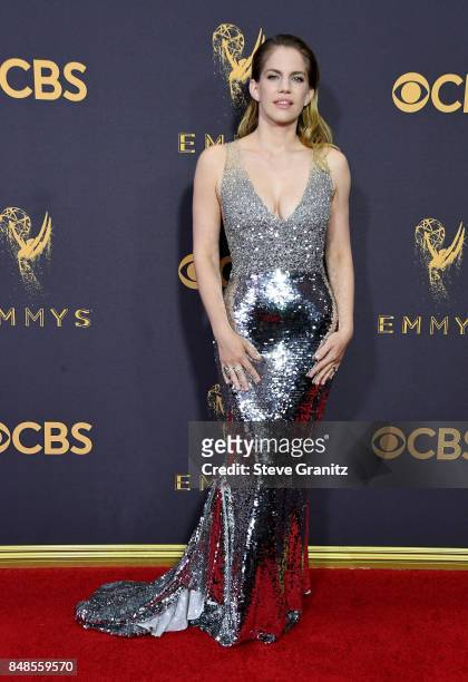 Actor Anna Chlumsky attends the 69th Annual Primetime Emmy Awards at Microsoft Theater on September 17, 2017 in Los Angeles, California.