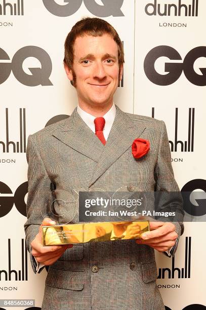 Lifetime Achievement Award Winner Bradley Wiggins at the 2012 GQ Men Of The Year Awards at the Royal Opera House, Bow Street, London