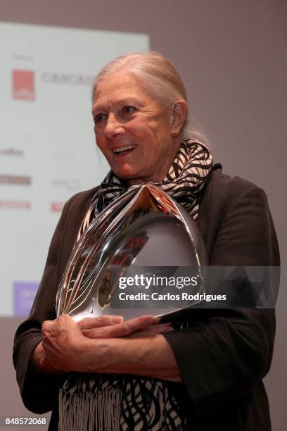 Vanessa Redgrave receives from the Dom Luis I Foundation an Tribute to her career award while attending 'Festival Internacional De Cultura' in...