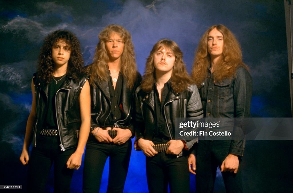 Photo of Cliff BURTON and METALLICA and Kirk HAMMETT and James HETFIELD and Lars ULRICH