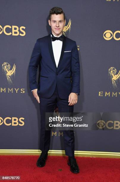 Actor Nolan Gould attends the 69th Annual Primetime Emmy Awards at Microsoft Theater on September 17, 2017 in Los Angeles, California.