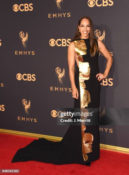 Actor Amanda Brugel attends the 69th Annual Primetime Emmy Awards at Microsoft Theater on September 17, 2017 in Los Angeles, California.