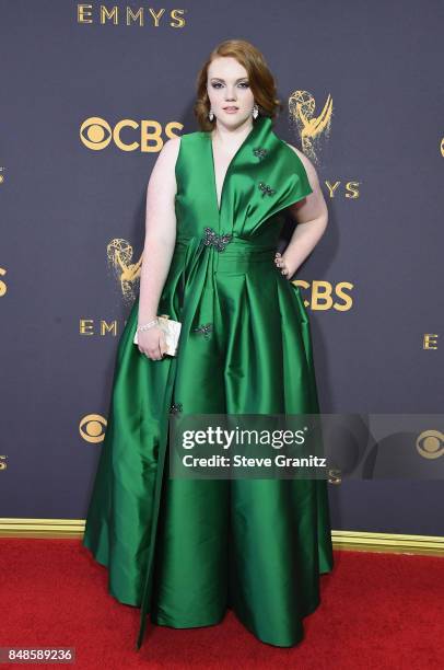 Actor Shannon Purser attends the 69th Annual Primetime Emmy Awards at Microsoft Theater on September 17, 2017 in Los Angeles, California.