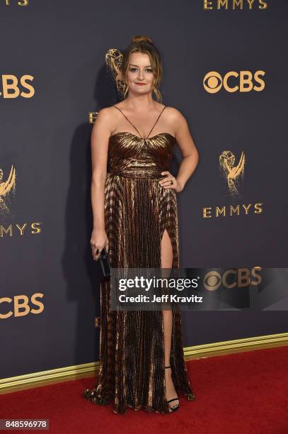 Actor Alison Wright attends the 69th Annual Primetime Emmy Awards at Microsoft Theater on September 17, 2017 in Los Angeles, California.