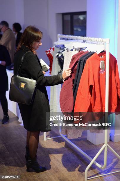 General view at the SABINNA/See Now Buy Now Event during London Fashion Week September 2017 on September 16, 2017 in London, England.