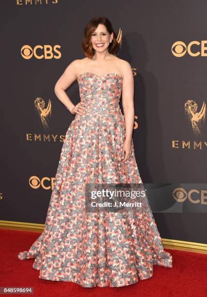 Actor Vanessa Bayer attends the 69th Annual Primetime Emmy Awards at Microsoft Theater on September 17, 2017 in Los Angeles, California.