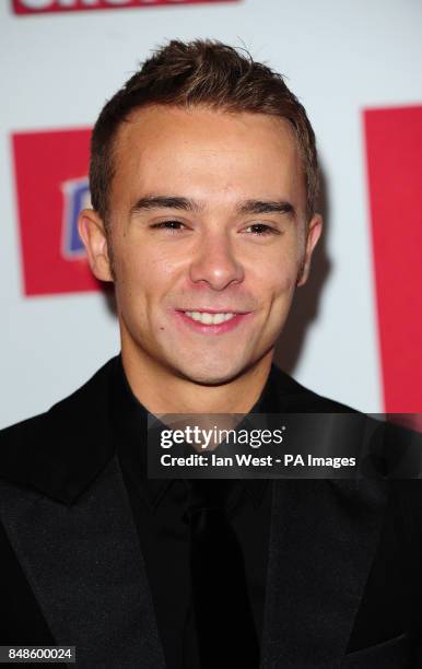 Jack P Shepherd arrives at the TV Choice Awards at the Dorchester hotel in London.