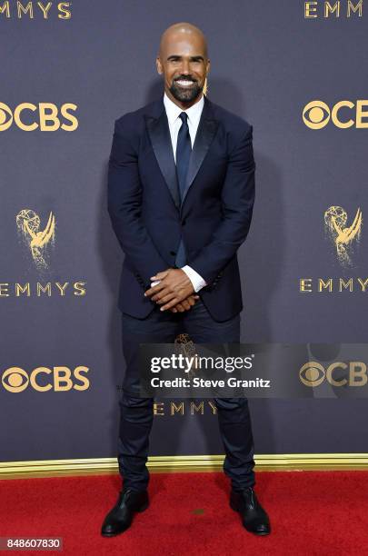 Actor Shemar Moore attends the 69th Annual Primetime Emmy Awards at Microsoft Theater on September 17, 2017 in Los Angeles, California.