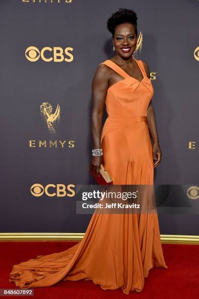 Actor Viola Davis attends the 69th Annual Primetime Emmy Awards at Microsoft Theater on September 17, 2017 in Los Angeles, California.