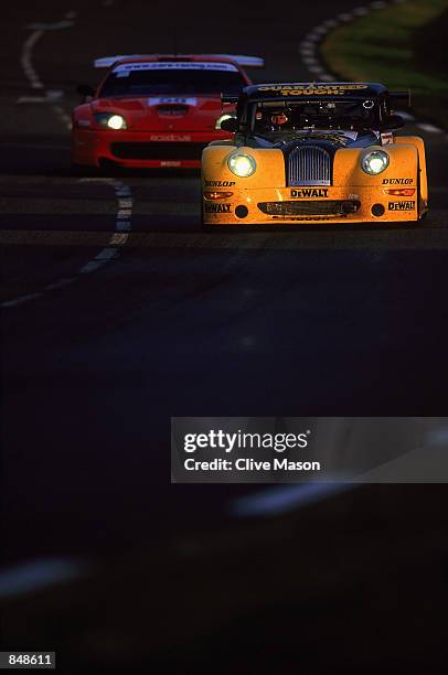 Stanton, Hyde and Hay driving the Racesport Morgan Aero 8 GT during the Le Mans 24 hour Endurance Race at the Circuit de la Sarthe in Le Mans, France...