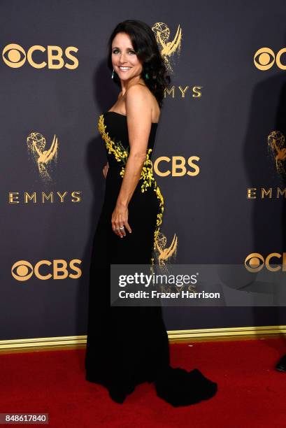 Actor Julia Louis-Dreyfus attends the 69th Annual Primetime Emmy Awards at Microsoft Theater on September 17, 2017 in Los Angeles, California.