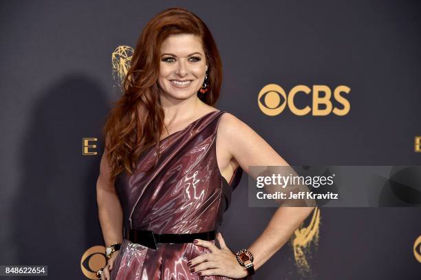 Actor Debra Messing attends the 69th Annual Primetime Emmy Awards at Microsoft Theater on September 17, 2017 in Los Angeles, California.