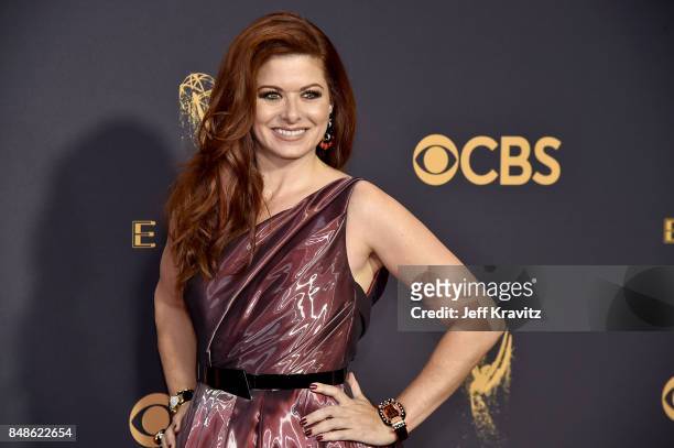 Actor Debra Messing attends the 69th Annual Primetime Emmy Awards at Microsoft Theater on September 17, 2017 in Los Angeles, California.