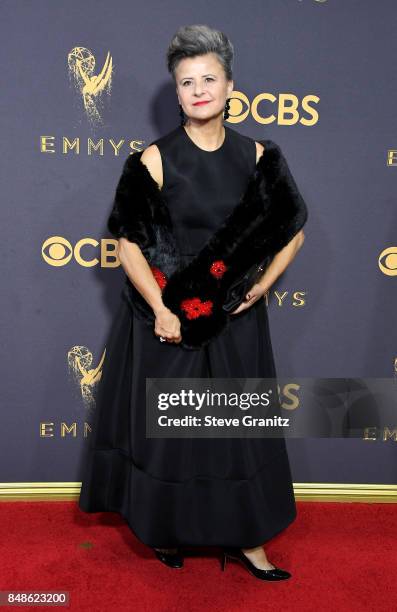 Actor Tracy Ullman attends the 69th Annual Primetime Emmy Awards at Microsoft Theater on September 17, 2017 in Los Angeles, California.