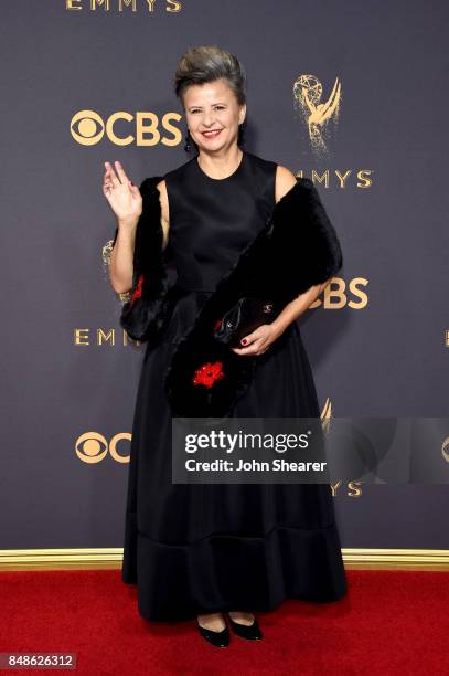 Actor-singer Tracey Ullman attends the 69th Annual Primetime Emmy Awards at Microsoft Theater on September 17, 2017 in Los Angeles, California.