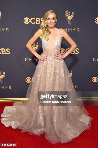 Nastia Liukin attends the 69th Annual Primetime Emmy Awards at Microsoft Theater on September 17, 2017 in Los Angeles, California.