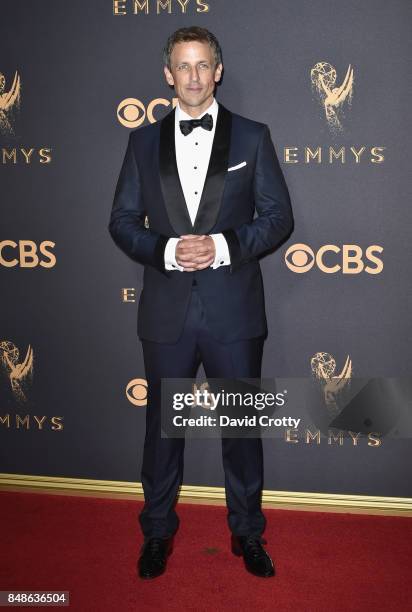 Seth Meyers attends the 69th Annual Primetime Emmy Awards at Microsoft Theater on September 17, 2017 in Los Angeles, California.