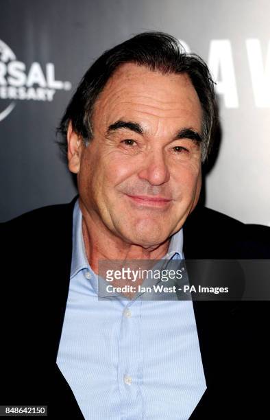 Oliver Stone attending a photocall for new film Savages at the Mandarin Hotel, London.