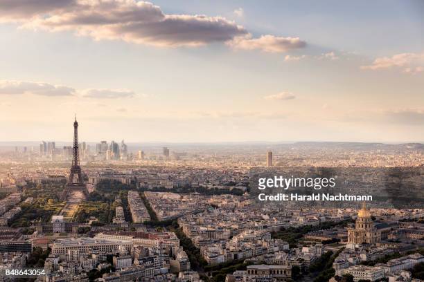 paris skyline - paris france stock pictures, royalty-free photos & images