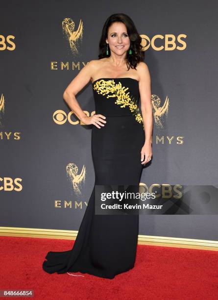 Actor Julia Louis-Dreyfus attends the 69th Annual Primetime Emmy Awards at Microsoft Theater on September 17, 2017 in Los Angeles, California.