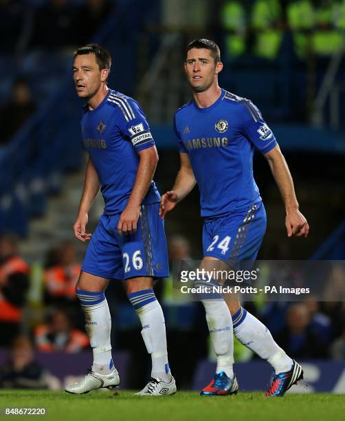 Chelsea's John Terry and Gary Cahill