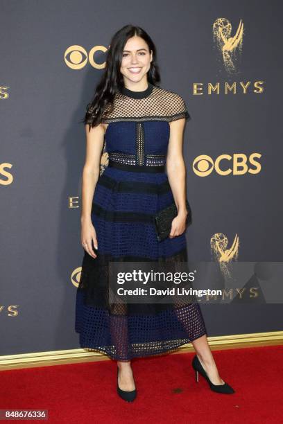 Actor Nina Kiri attends the 69th Annual Primetime Emmy Awards at Microsoft Theater on September 17, 2017 in Los Angeles, California.