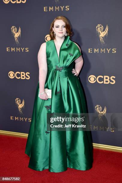 Actor Shannon Purser attends the 69th Annual Primetime Emmy Awards at Microsoft Theater on September 17, 2017 in Los Angeles, California.