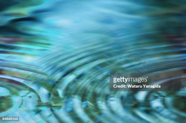 ripples on water - rippled stock pictures, royalty-free photos & images